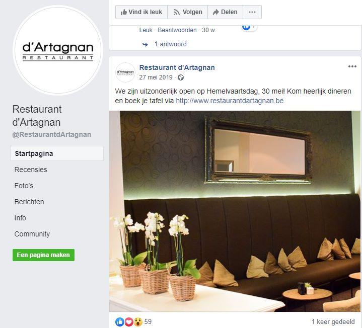 Facebook - d\'Artagnan