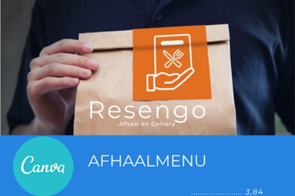 Resengo - Afhaalmenu